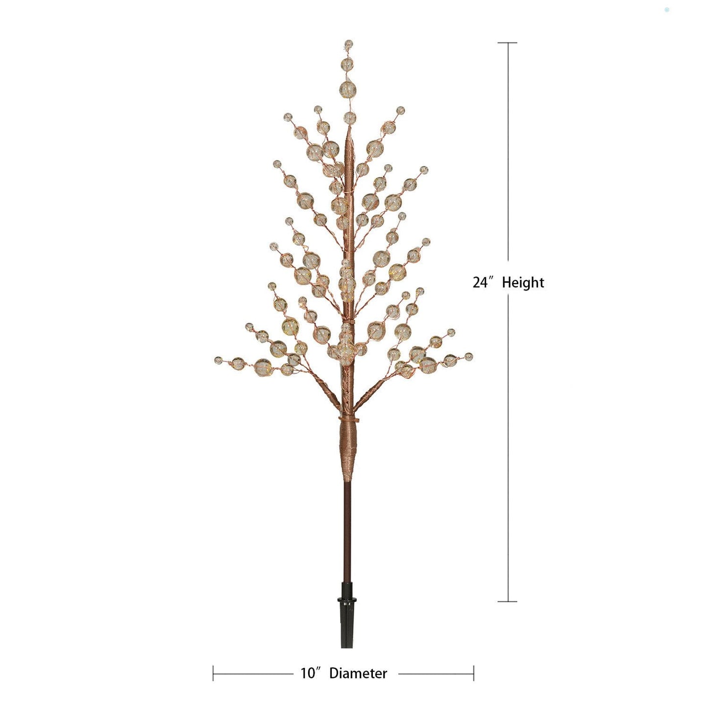 Member's Mark Crystal Bead Pathway Lights, Set of 3 | USA Decoration®