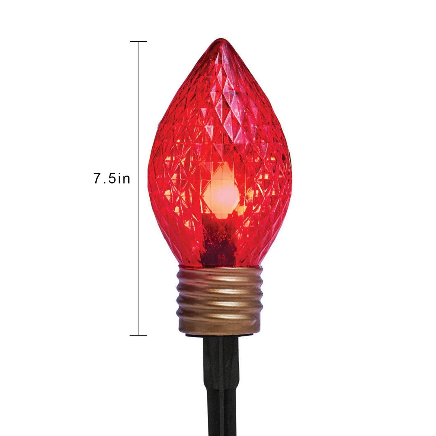 Member's Mark 12ct Jumbo Pathway LED Lights, 16.5' Lighted Length | USA Decoration®