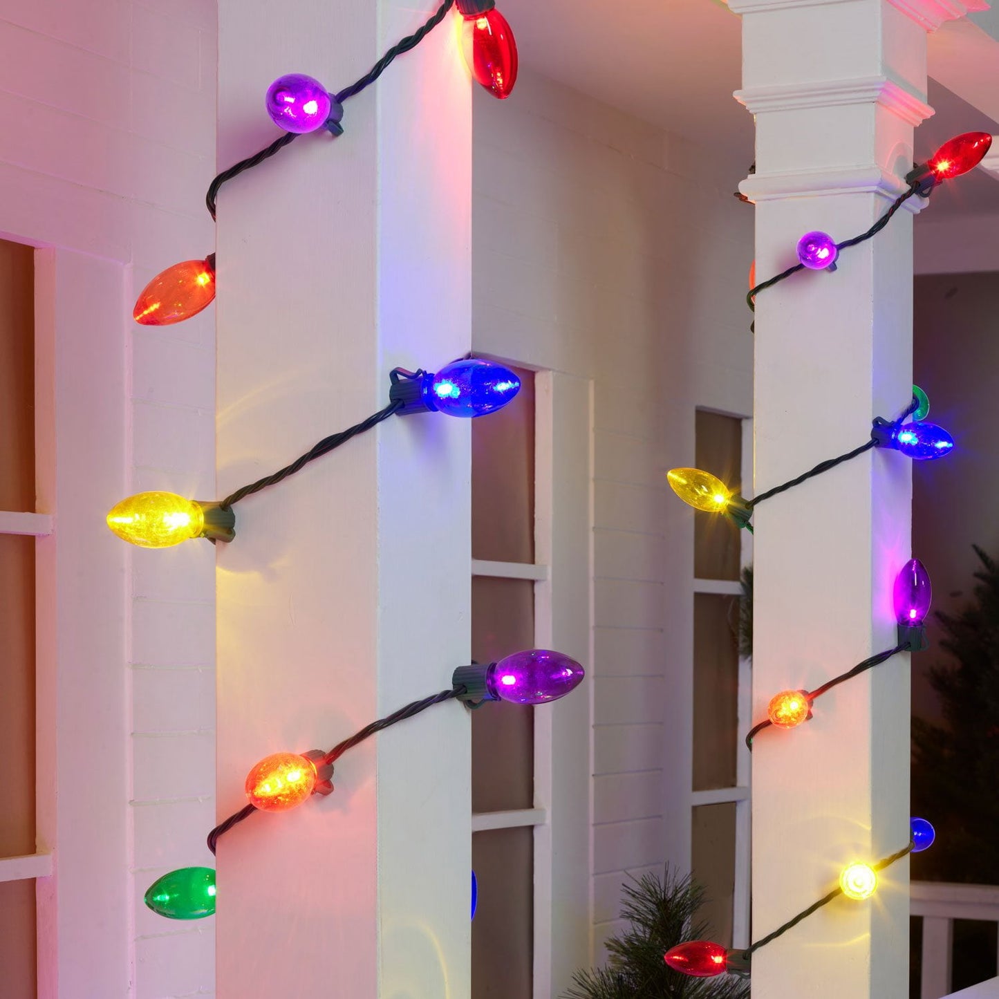 Member's Mark 50ct LED C9 Lights, 21' Lighted Length | USA Decoration®