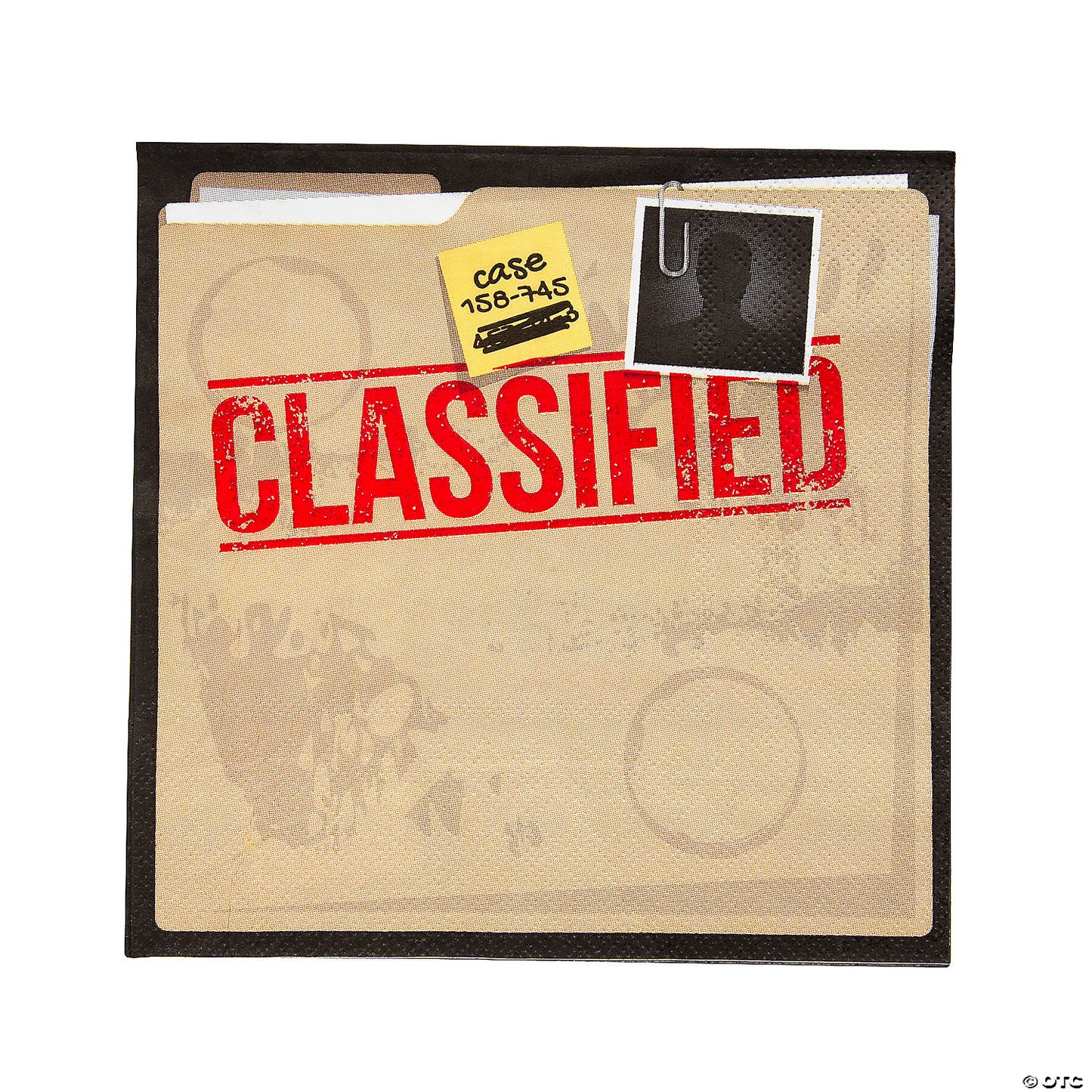 6 1/2" Murder Mystery Party Disposable Paper Luncheon Napkins - 16 Ct.