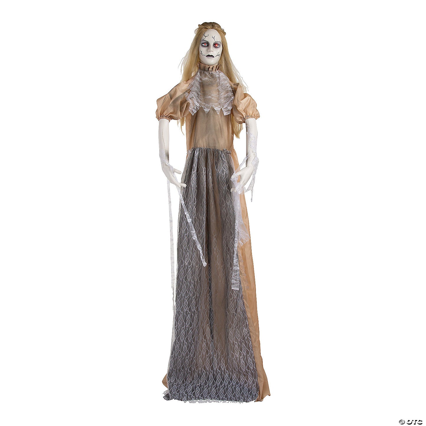 6 Ft. Animated Zombie Bride Halloween Outdoor Yard Decoration | USA Decoration®
