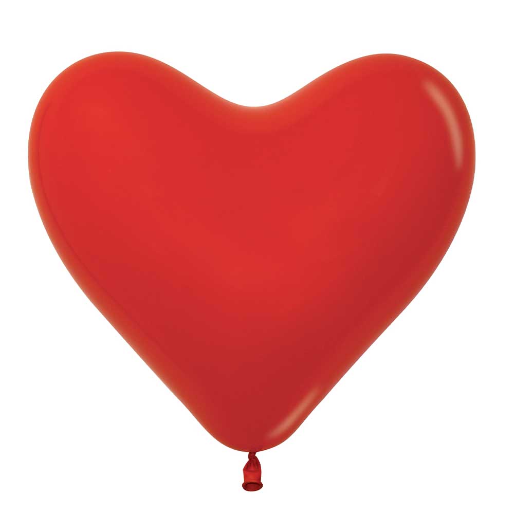 Heart Latex Balloons 6 Inch Fashion Red