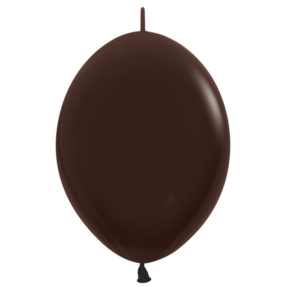 Latex Balloons 6 Inch Sempertex Link-O-Loon Deluxe Chocolate