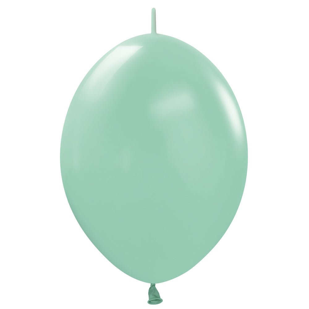 Latex Balloons 6 Inch Sempertex Link-O-Loon Pastel Dusk Green Tea
