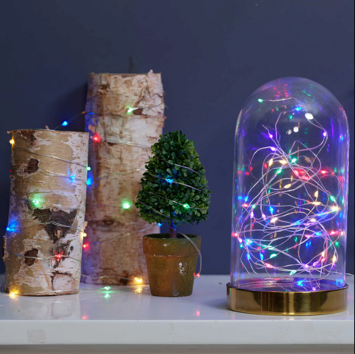 50 LED Fairy String Lights Battery Operated with Timer | USA Decoration®