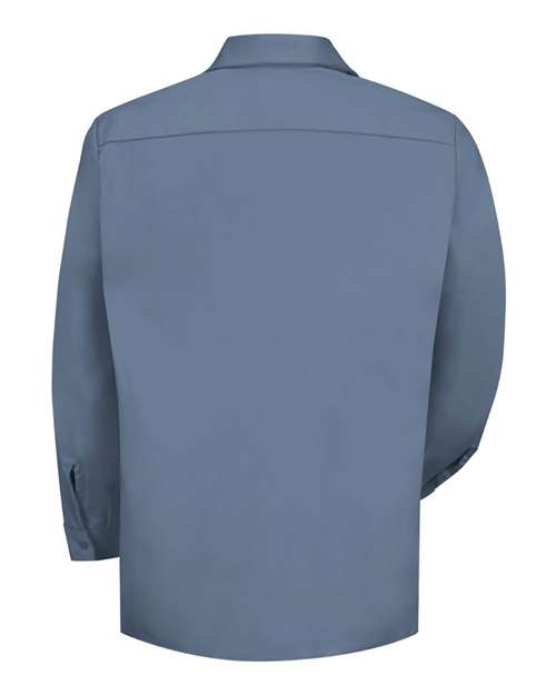 Cotton Long Sleeve Uniform Shirt - Tall Sizes | USA Decoration