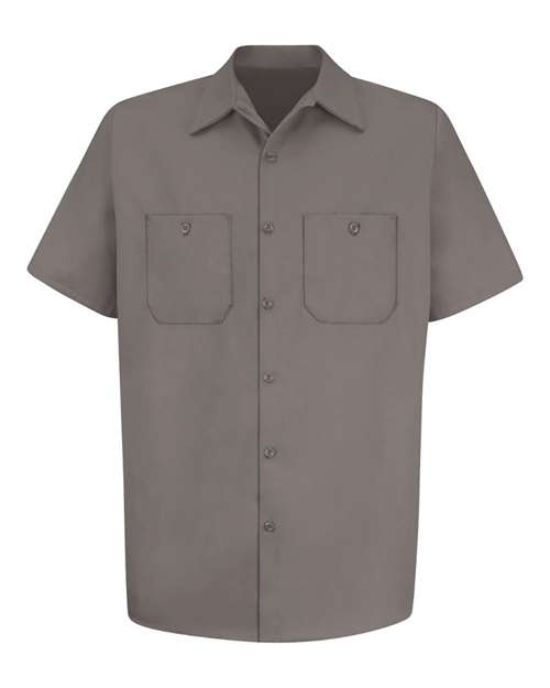 Cotton Short Sleeve Uniform Shirt - Tall Sizes | USA Decoration