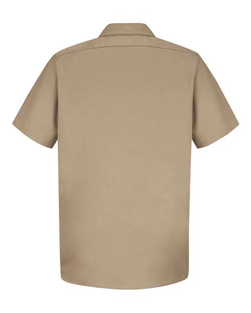 Cotton Short Sleeve Uniform Shirt - Tall Sizes | USA Decoration