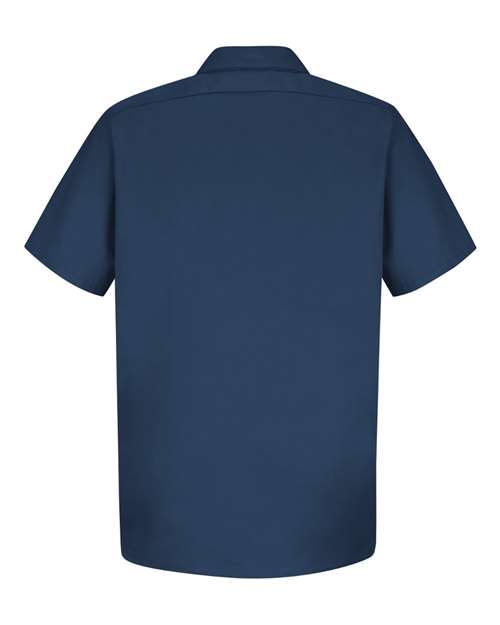Cotton Short Sleeve Uniform Shirt - Tall Sizes | USA Decoration
