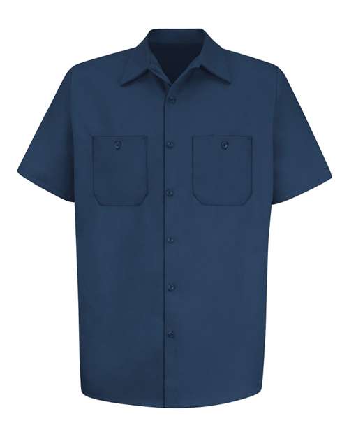 Cotton Short Sleeve Uniform Shirt - Tall Sizes | USA Decoration