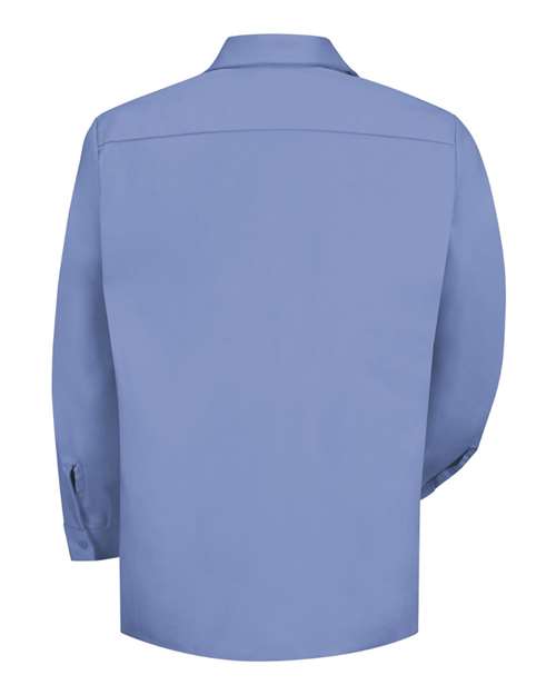 Cotton Long Sleeve Uniform Shirt - Tall Sizes | USA Decoration