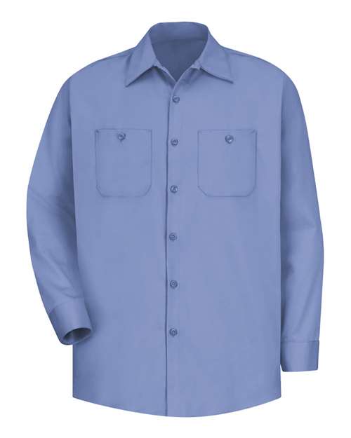 Cotton Long Sleeve Uniform Shirt - Tall Sizes | USA Decoration