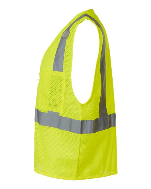 Single Pocket Zipper Mesh Vest | USA Decoration