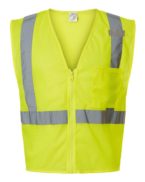 Single Pocket Zipper Mesh Vest | USA Decoration