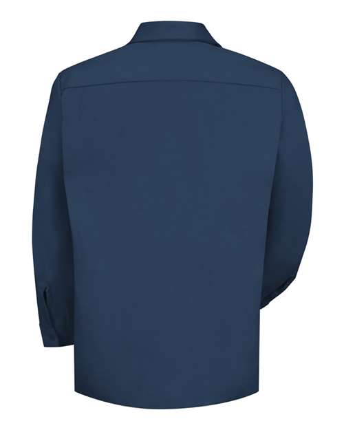 Cotton Long Sleeve Uniform Shirt - Tall Sizes | USA Decoration