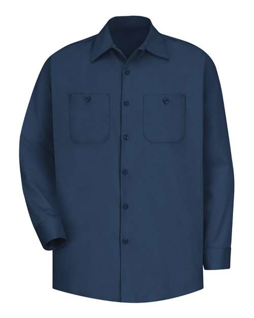 Cotton Long Sleeve Uniform Shirt - Tall Sizes | USA Decoration