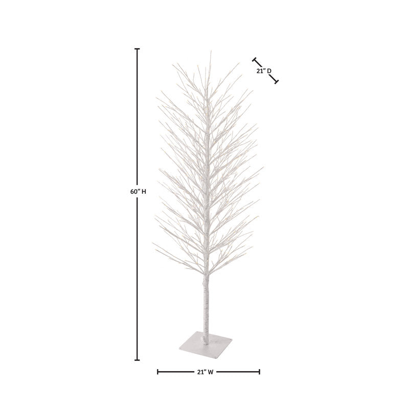 60" LED Birch Tree with Remote