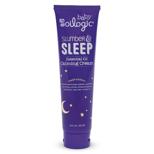 Oilogic Slumber & Sleep Calming Cream Gentle Baby Lotion with 100% Pure Essential Oils (Lavender & Chamomile)