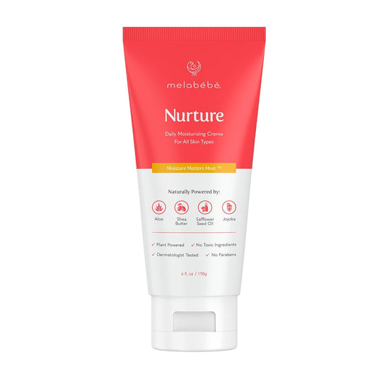 Nurture Daily Moisturizing Cream Natural Baby Lotion for Sensitive Skin & Eczema Baby Moisturizer with Shea Butter Aloe Vera & Jojoba Oil 6 oz