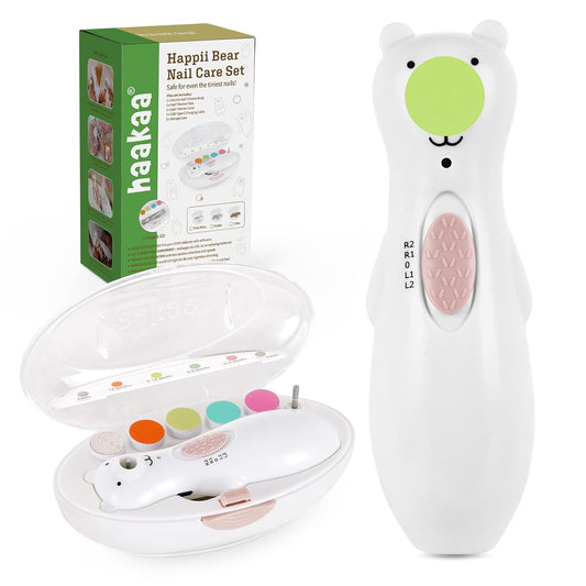 Haakaa Rechargeable Baby Nail File – Electric Nail Trimmer