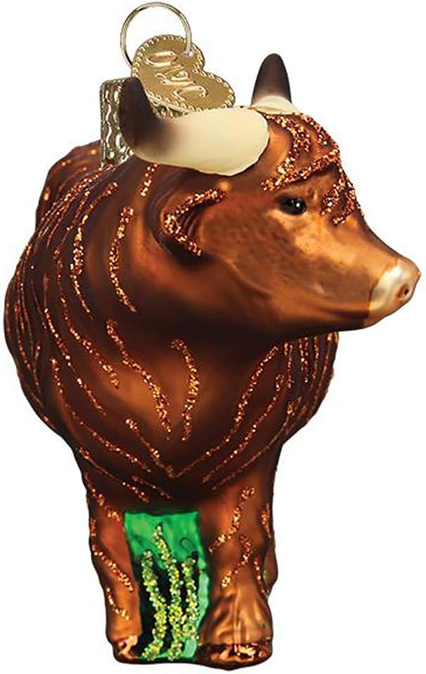 Old World Christmas Highland Cow Tree Ornament
