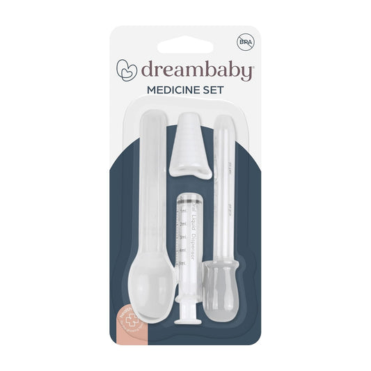 3 Piece Baby Medicine Dosing Set in Blue and Clear for Easy Medication