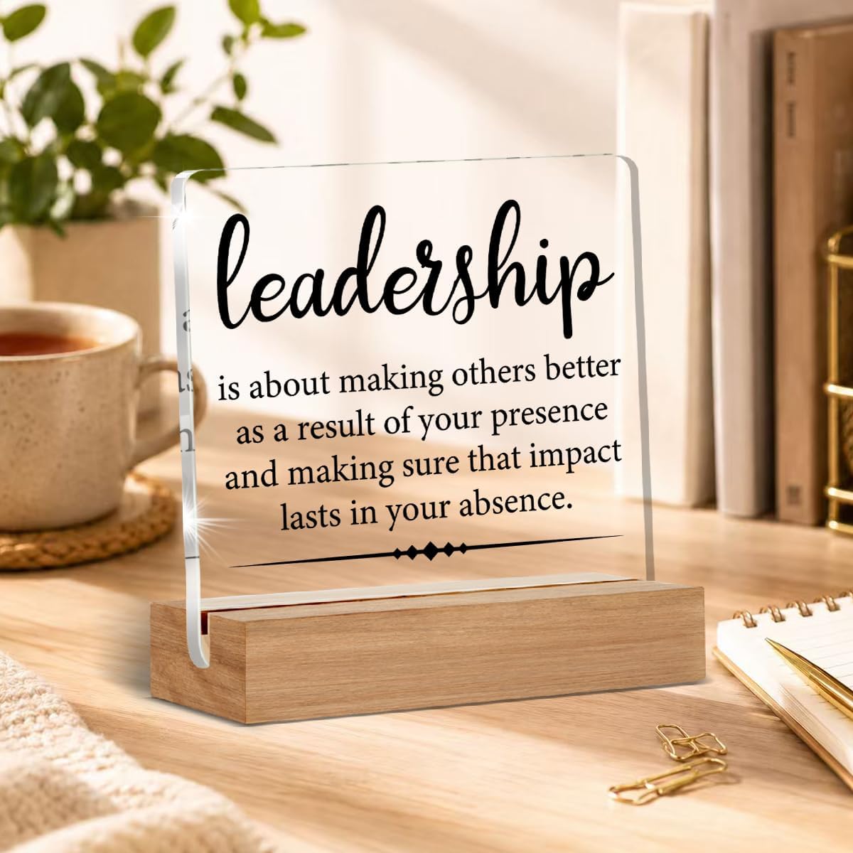 Leadership Decor Gifts for Leader Boss Mentor, Appreciation Gifts Set of 6