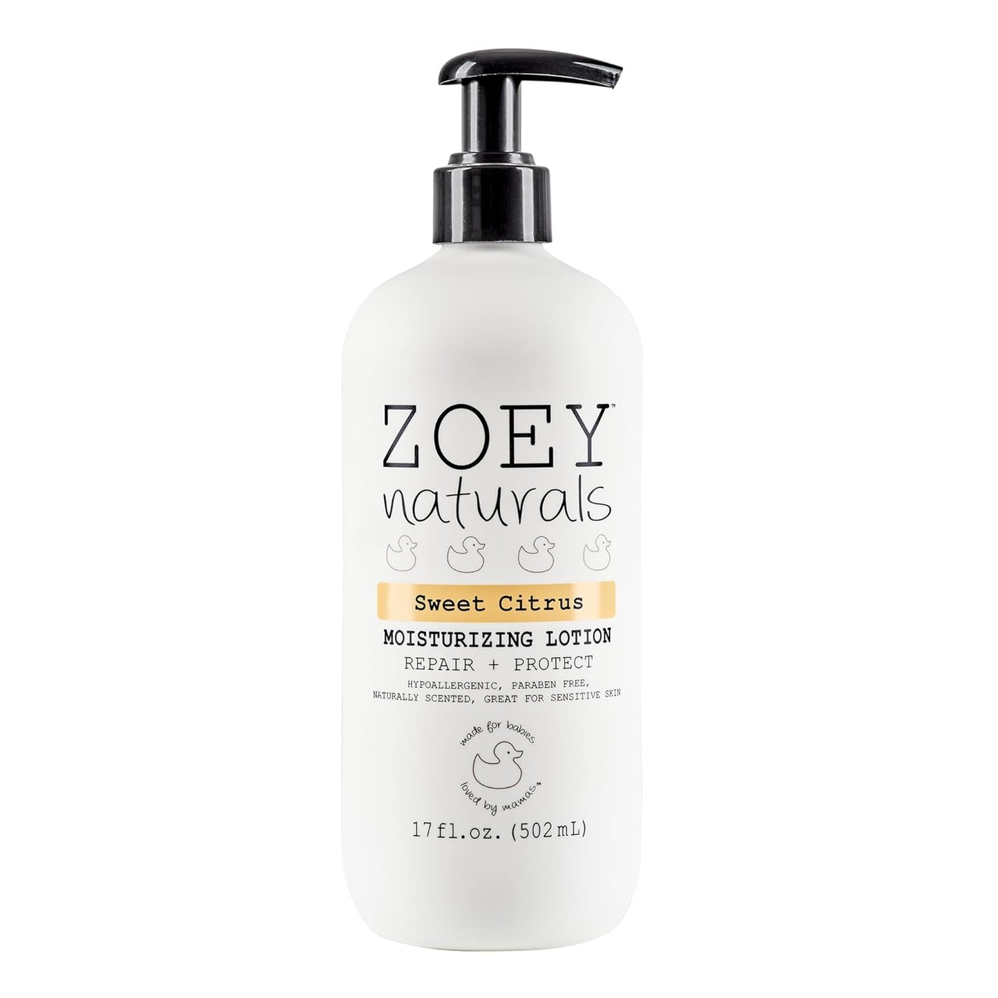 Natural Baby Lotion Citrus Moisturizer Soothes Sensitive Skin