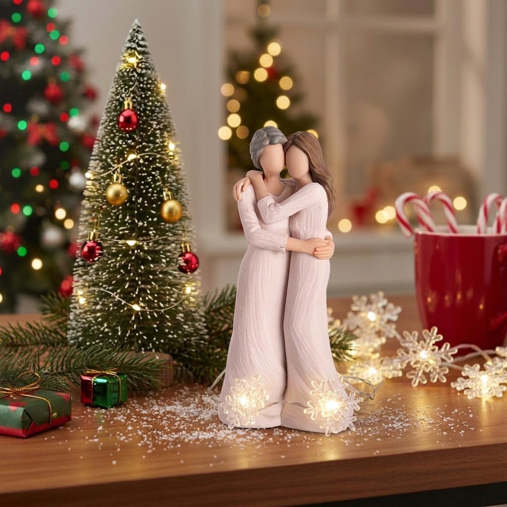 Storieme Sentimental Mother Daughter Hug Figurine Gifts for Mom Birthday