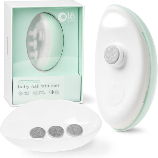 Electric Baby Nail Trimmer – Safe, Rechargeable, LED Light