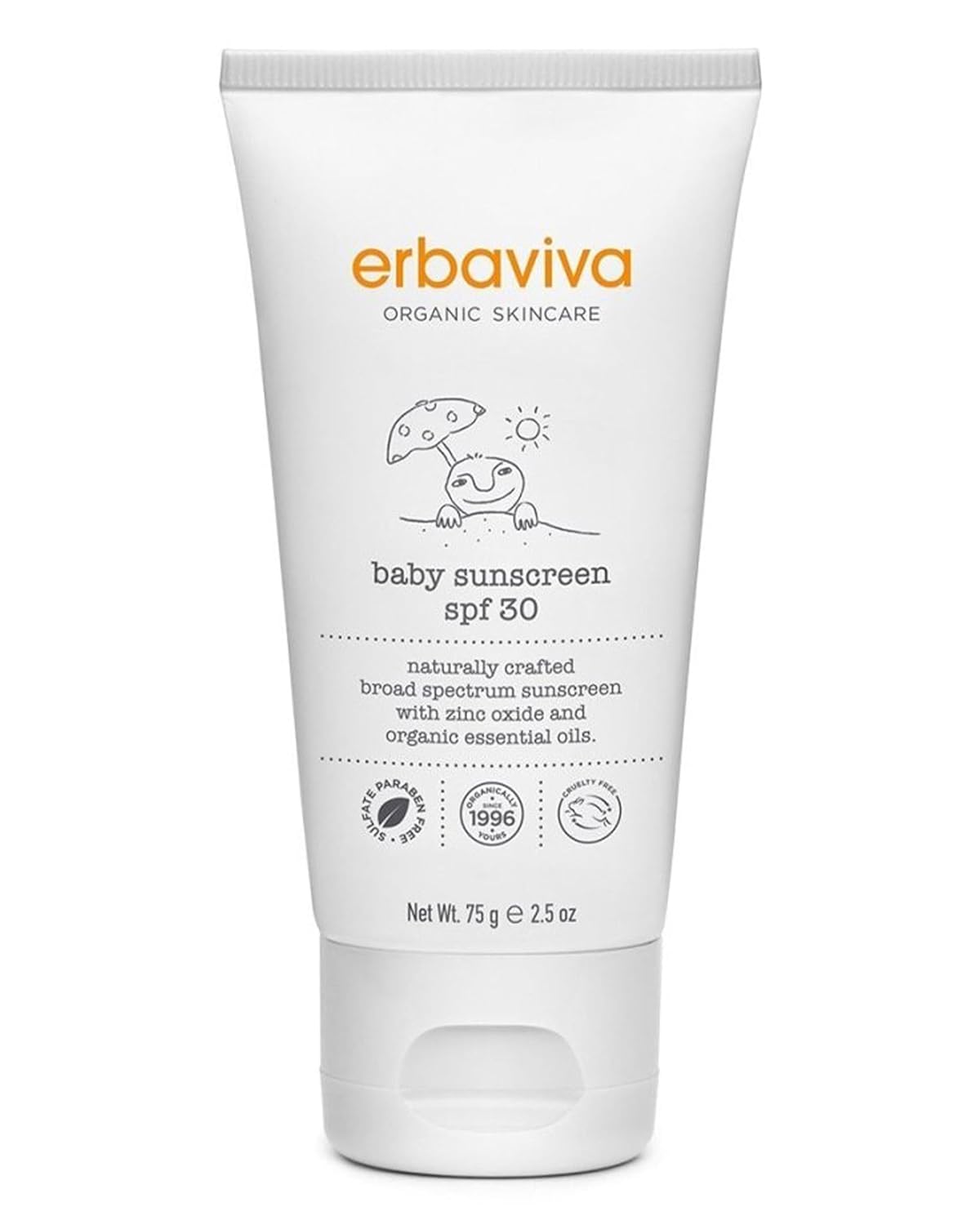 Organic Baby Sunscreen – Reef Safe SPF UVA/UVB Protection