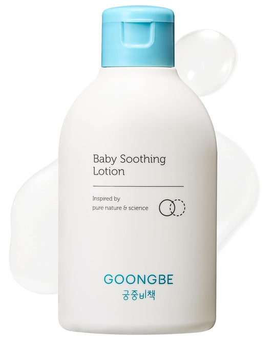 GOONGBE Baby Soothing Powder Lotion Non-Flaky Lotion for Diaper Rash Relief & Sensitive Skin Quick Soothing Korean Baby Care Dermatologist Tested 5.07 fl oz