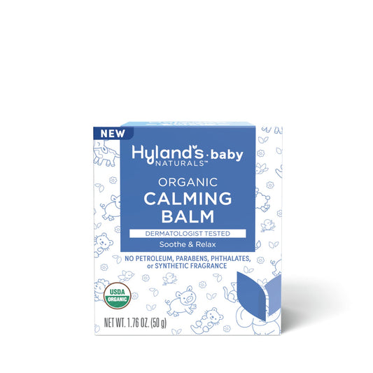 Organic Baby Calming Balm Gentle Relaxing Moisturizer with Lavender, Eucalyptus & Bergamot Oils, 1.76 oz