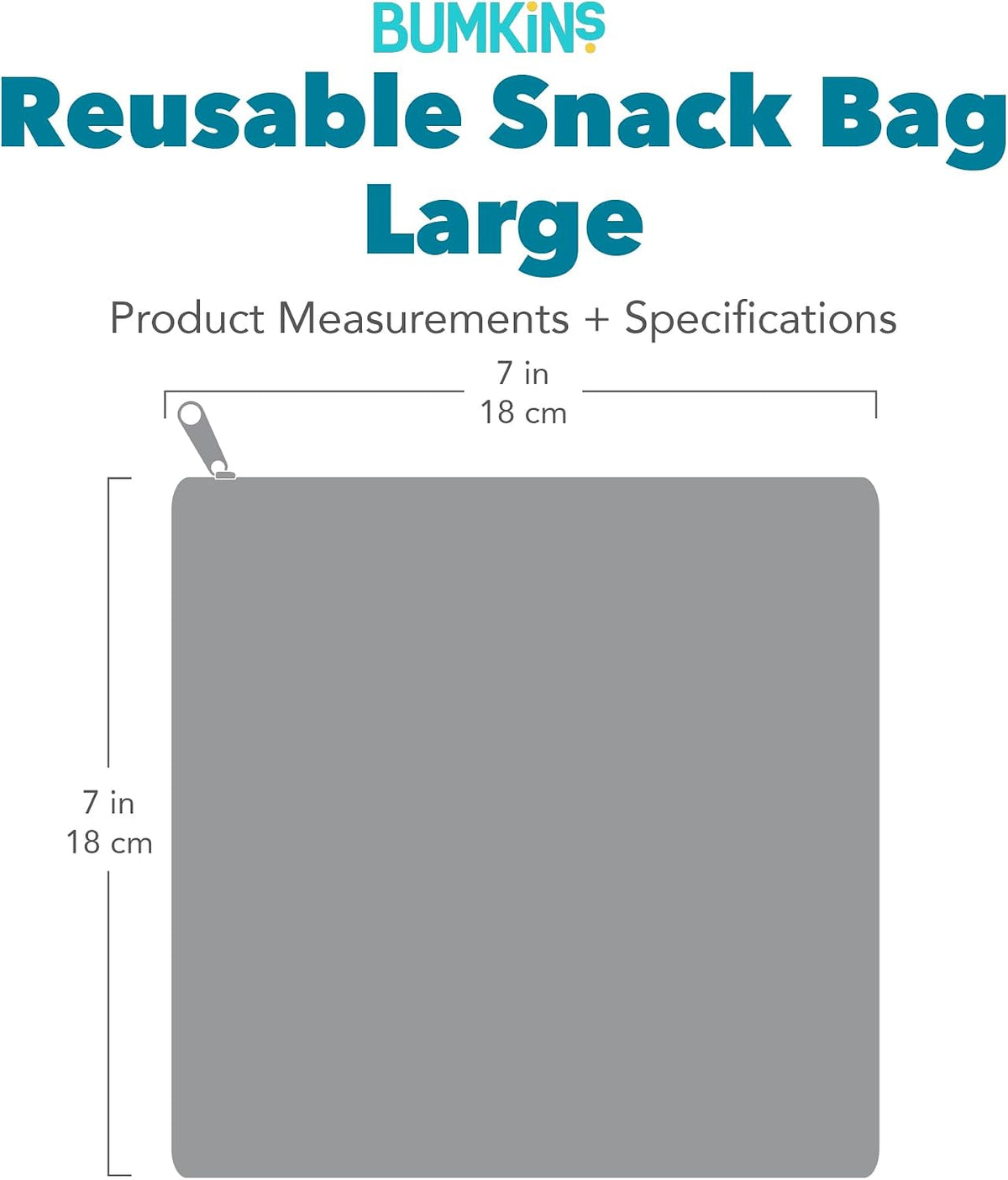 Bumkins Disney Reusable Sandwich and Snack Bags, for Kids School Lunch and for Adults Portion, Washable Fabric, Waterproof Cloth Zip Bag, Travel Pouch, Food Storage, 2-pk Nightmare Before Christmas