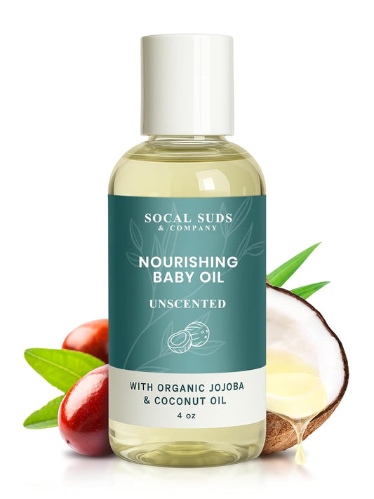Natural and Organic Baby Oil Gentle Moisturizing Newborn Essentials