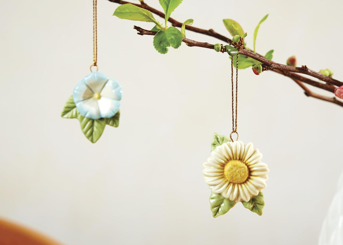 Lenox Celebrate Flowers 10-Piece Mini Hanging Ornament Set