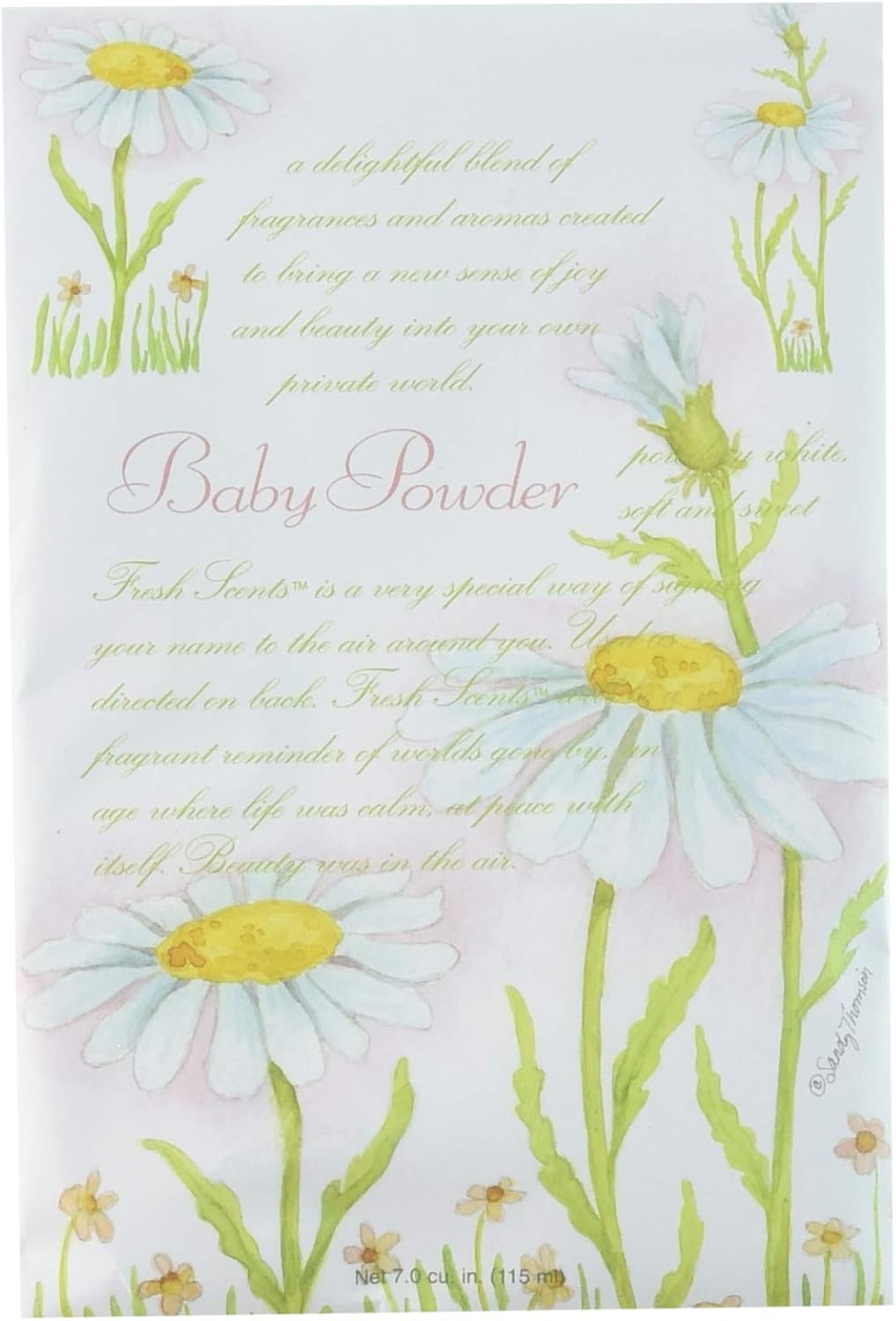 Fresh Scents Baby Powder Sachets – Pack of 6, Soft Aroma