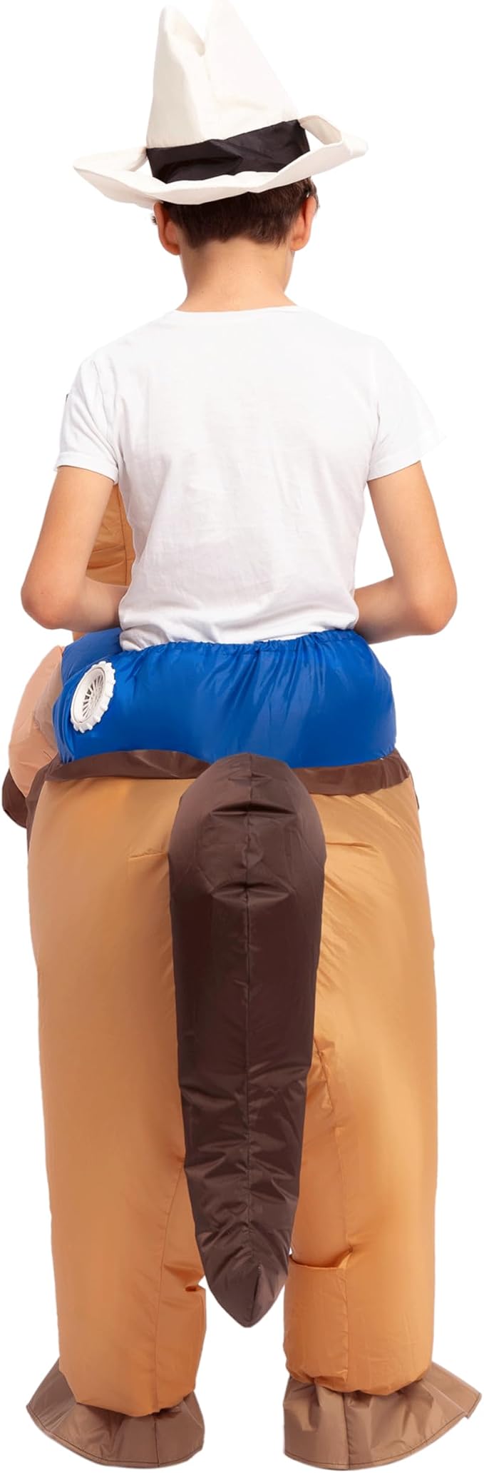 Spooktacular Creations Inflatable Horse Costume for Kids, Blow up Cowboy Costume, Horse Inflatable Suit for Halloween