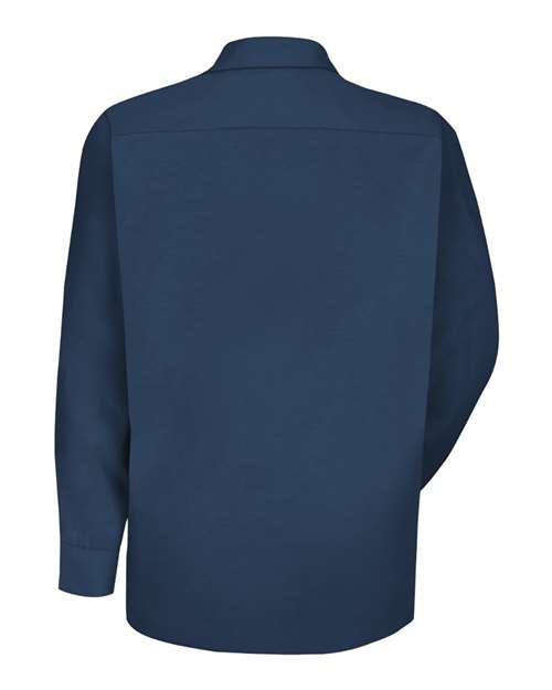 Specialized Pocketless Long Sleeve Work Shirt - Tall Sizes | USA Decoration