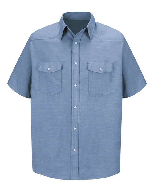 Deluxe Western Style Short Sleeve Shirt - Tall Sizes | USA Decoration