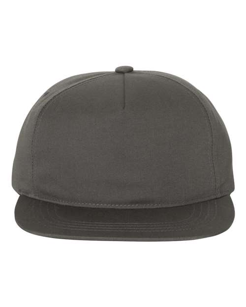 Lightly-Structured Five-Panel Snapback Cap | USA Decoration