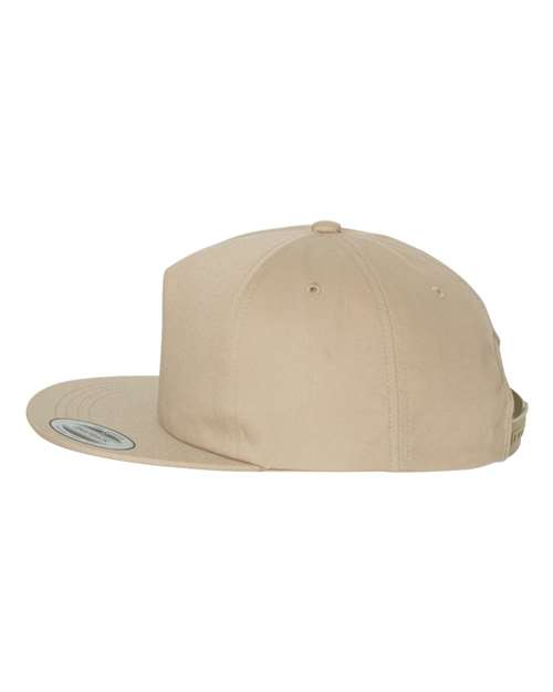 Lightly-Structured Five-Panel Snapback Cap | USA Decoration