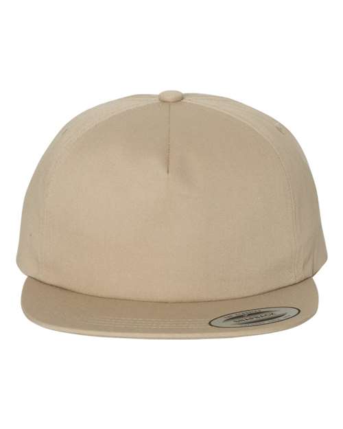 Lightly-Structured Five-Panel Snapback Cap | USA Decoration