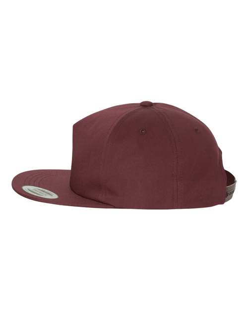 Lightly-Structured Five-Panel Snapback Cap | USA Decoration