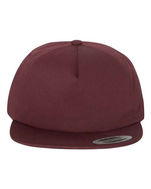 Lightly-Structured Five-Panel Snapback Cap | USA Decoration