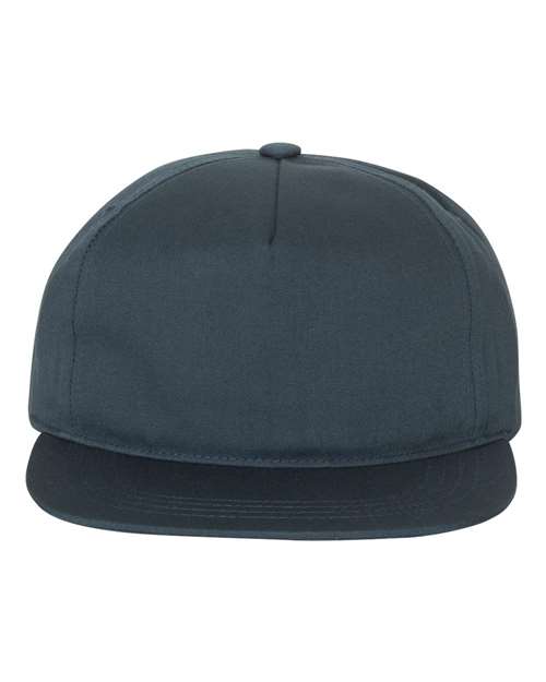 Lightly-Structured Five-Panel Snapback Cap | USA Decoration