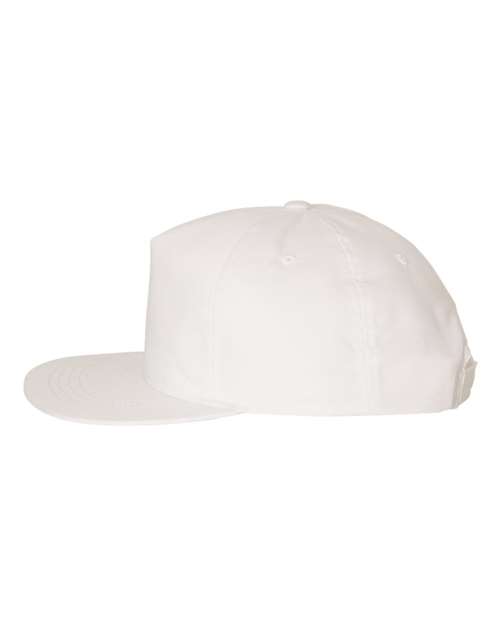Lightly-Structured Five-Panel Snapback Cap | USA Decoration