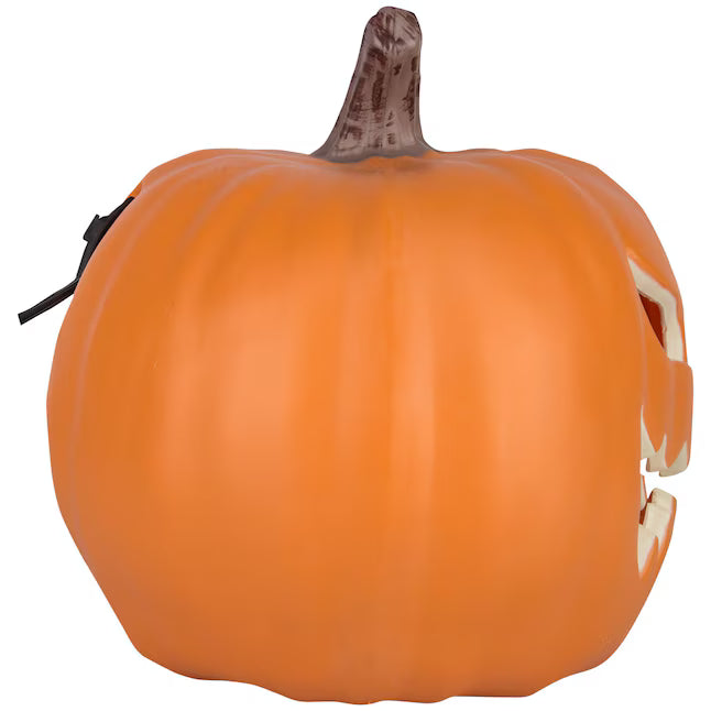 Haunted Living 8.50-in Lighted Jack-O-Lantern with Scary Face