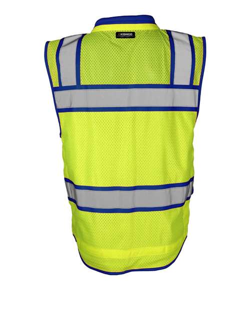 Color Contrast High Performance Surveyors Vest | USA Decoration