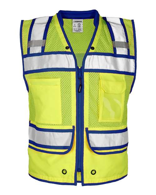 Color Contrast High Performance Surveyors Vest | USA Decoration